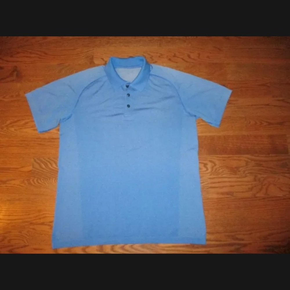 Mens Lululemon Blue Polo Golf Shirt Sz. XL